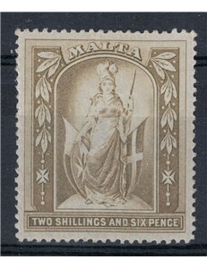 MALTA 1919 Allegory of Malta 1v MH*