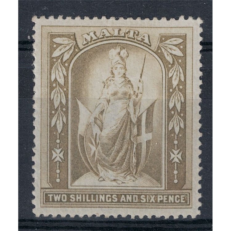 MALTA 1919 Allegoria di Malta 1v MH*