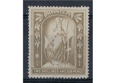 MALTA 1919 Allegory of Malta 1v MH*