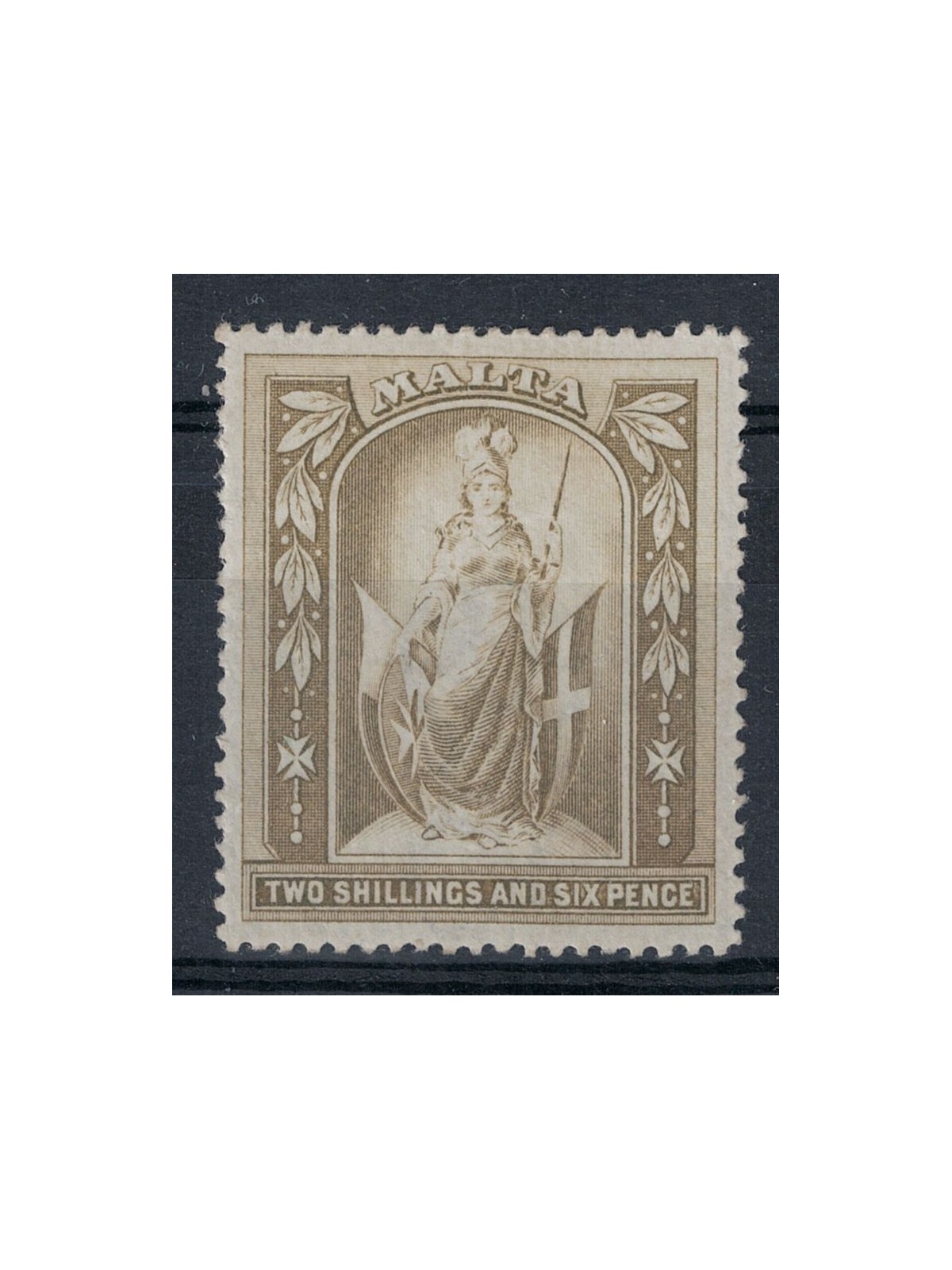 MALTA 1919 Allegory of Malta 1v MH*