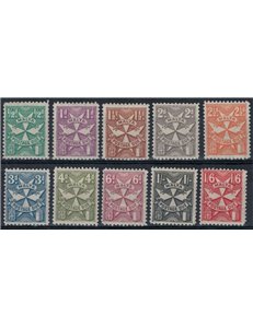 MALTA 1925 Tax mark 10v MH*