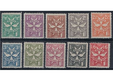 MALTA 1925 Segnatasse 10v MH*