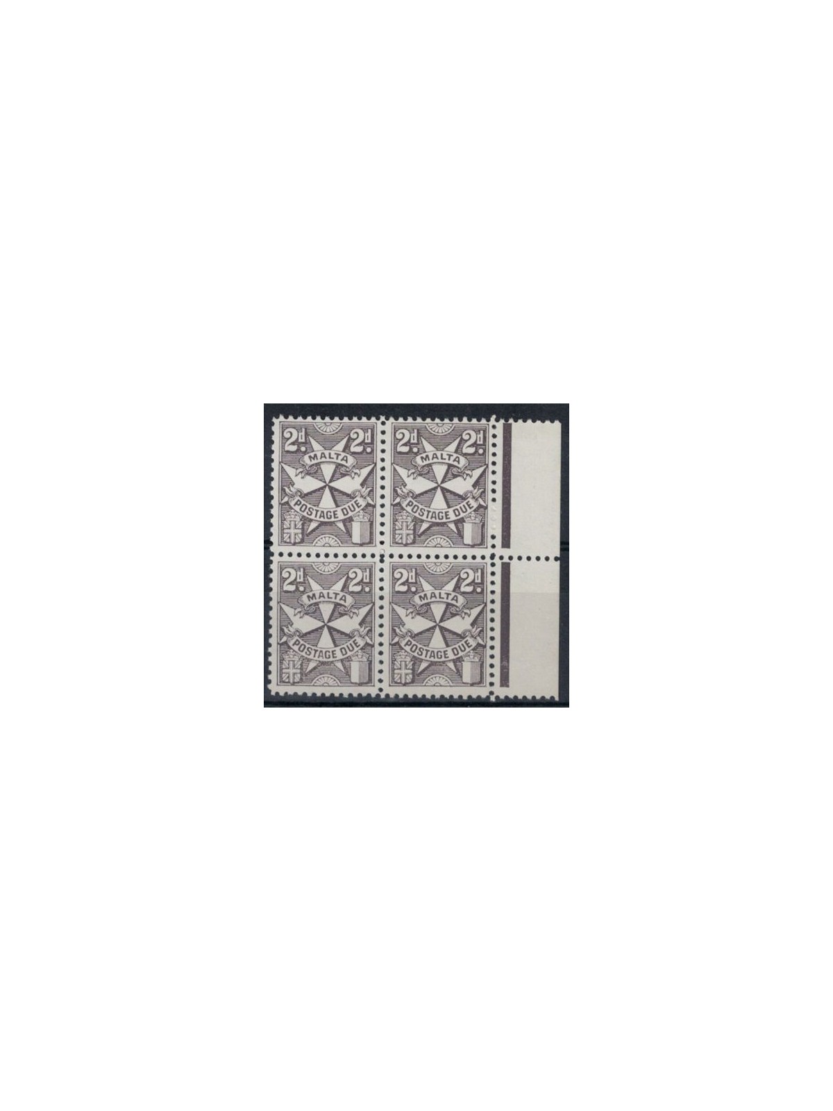 MALTA 1966 Segnatasse (in quartina) MNH**