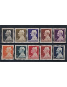 MONACO 1948-49 Effige di Luigi II 10v MNH**