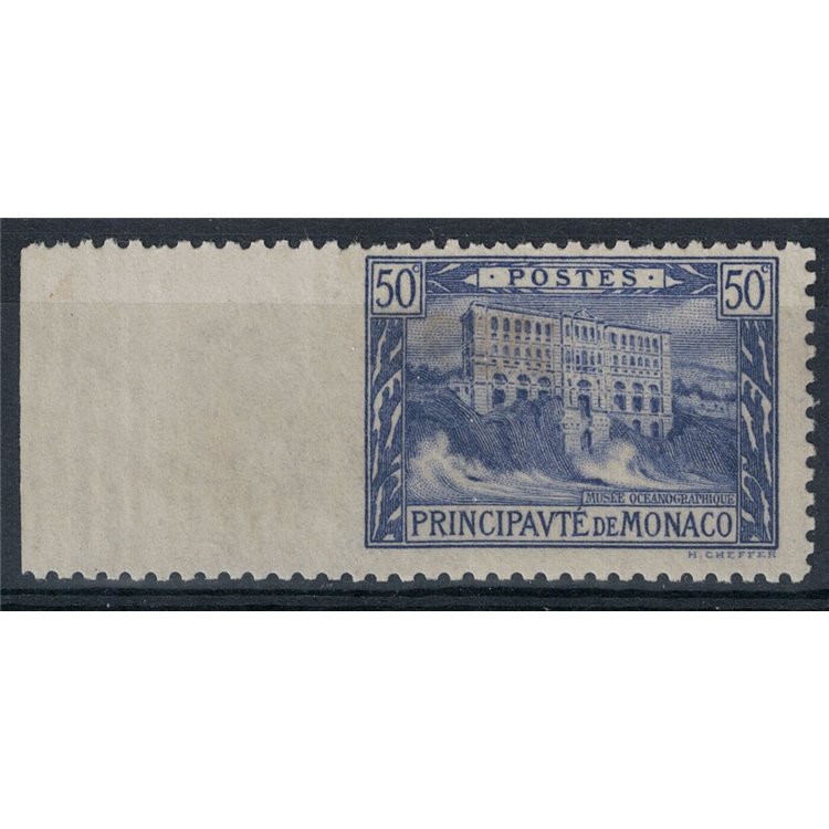 MONACO 1922 Varietà - Vedute non dent. a sx 1v MH*