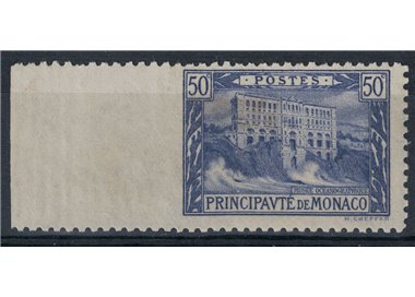 MONACO 1922 Varietà - Vedute non dent. a sx 1v MH*