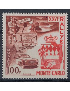 MONACO 1956 Rally di Montecarlo 1v MNH**