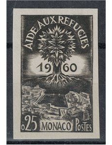 MONACO 1960 Prova di lusso Anno del rifugiato 1v MNH**