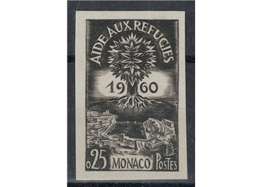 MONACO 1960 Prova di lusso Anno del rifugiato 1v MNH**
