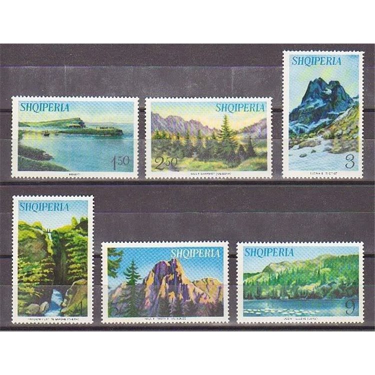 ALBANIA 1965 Views 6v MNH**