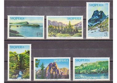 ALBANIA 1965 Views 6v MNH**