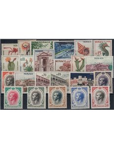 MONACO 1960-65 Soggetti diversi 23v MNH**