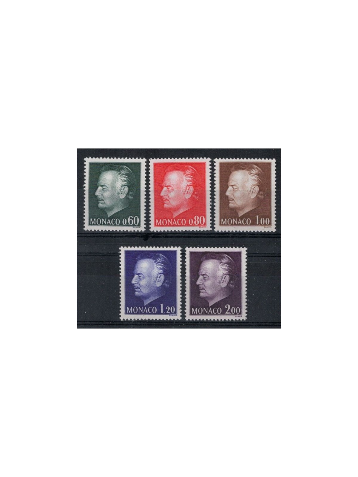MONACO 1974 Effigie di Ranieri III 5v MNH**