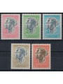 MONACO 1966 Effigi dei Principi, Posta aerea 5v MNH**