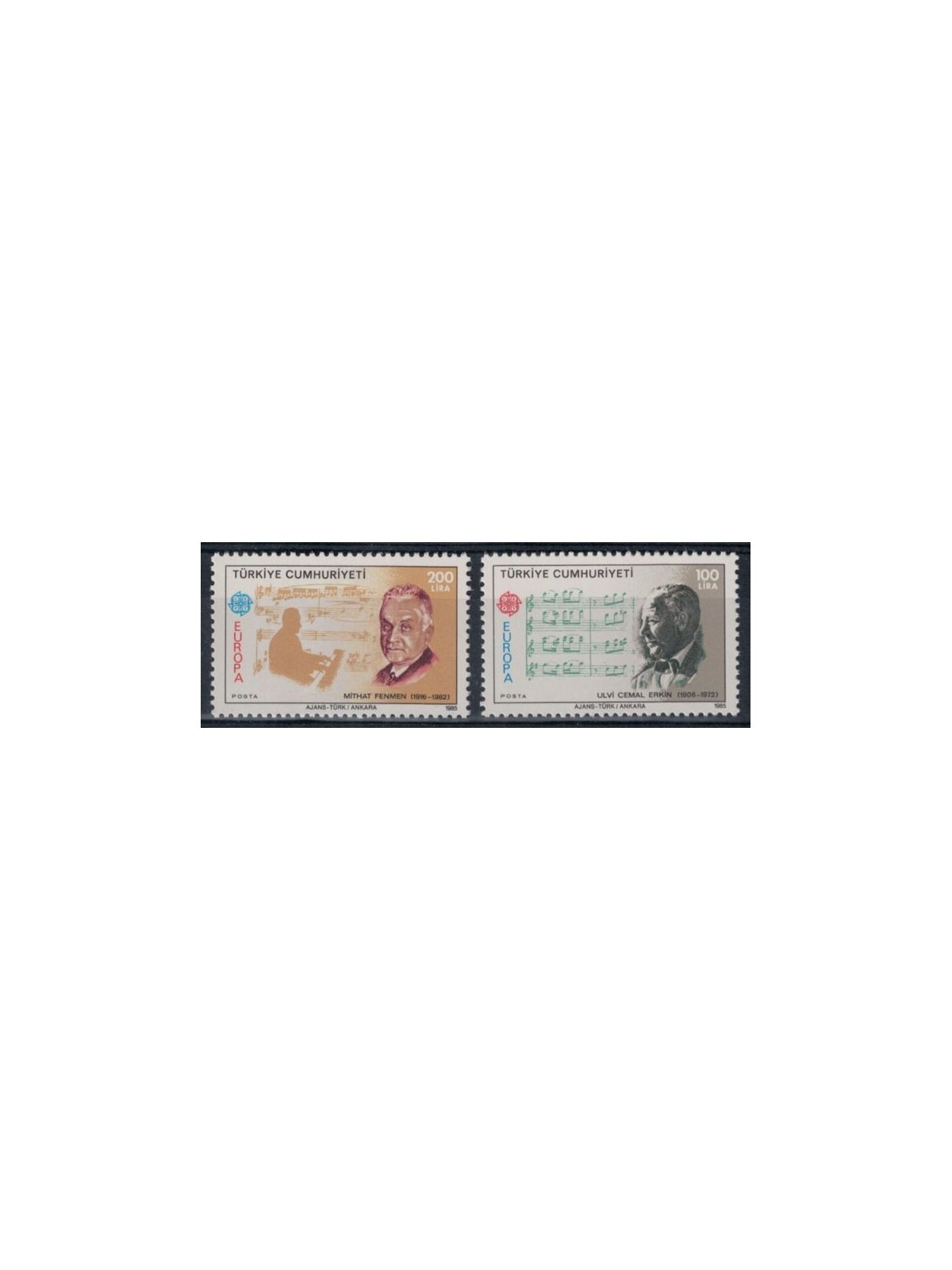 TURCHIA 1985 Europa 2v MNH**