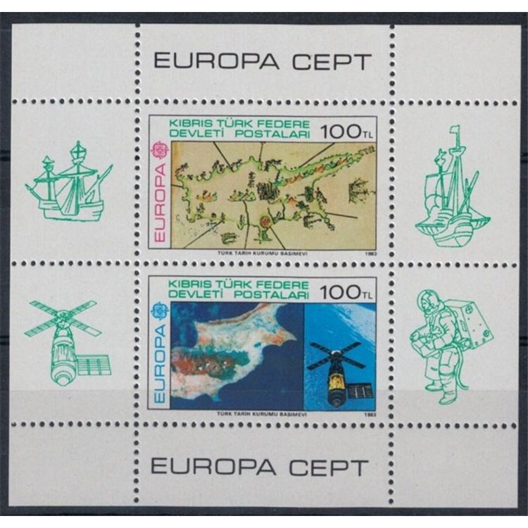 TURKISH CYPRUS 1983 Europe s/s MNH**