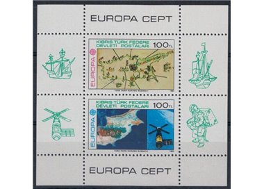 CIPRO TURCA 1983 Europa BF MNH**