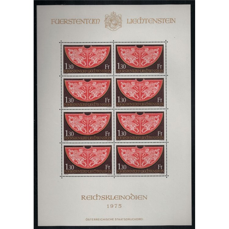 LIECHTENSTEIN 1975 Imperial Treasury of Vienna m/s MNH**