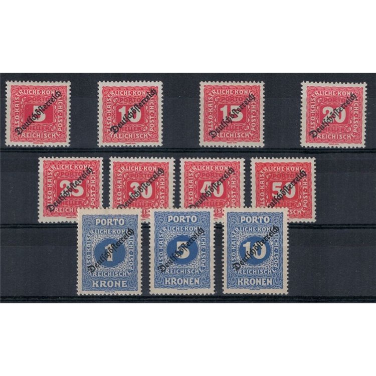 AUSTRIA 1919 Segnatasse 11v MH*