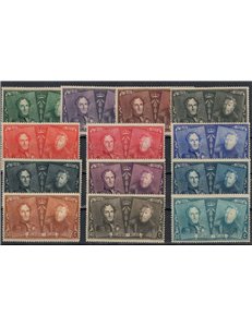 BELGIO 1925 Anniversario dei primi francobolli del Belgio 13v MH*