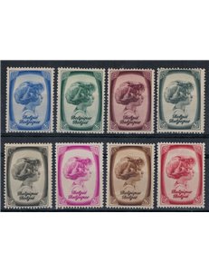 BELGIO 1938 Pro opere antitubercolari 8v MNH**