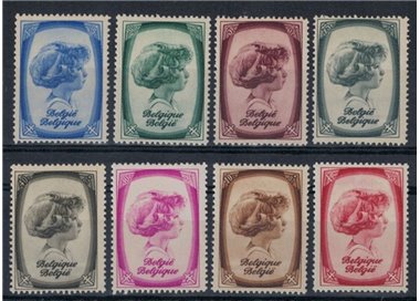 BELGIUM 1938 For anti-tuberculosis works 8v MNH**