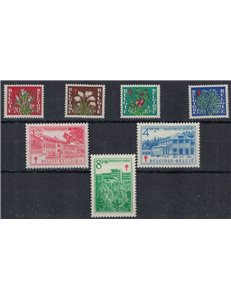 BELGIO 1950 Pro opere antitubercolari 7v MNH**