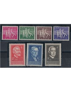 BELGIUM 1955 For national anti-tuberculosis work 7v MNH**