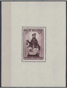 BELGIO 1942 Soccorso invernale, San Martino BF MNH**