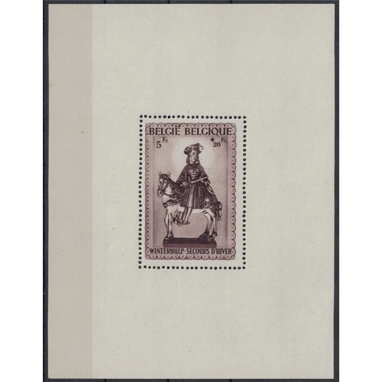 BELGIO 1942 Soccorso invernale, San Martino BF MNH**