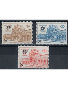 BELGIUM 1970 Postal parcels, phosphorescent paper 3v MNH**