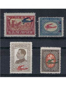 BULGARIA 1927 Airmail 4v MH*