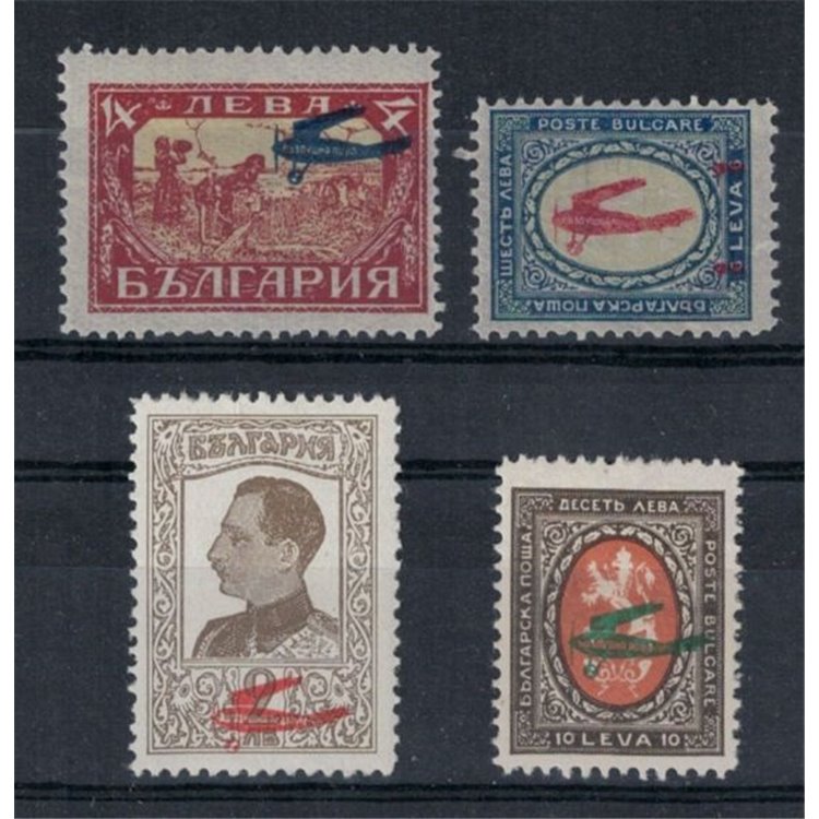BULGARIA 1927 Airmail 4v MH*