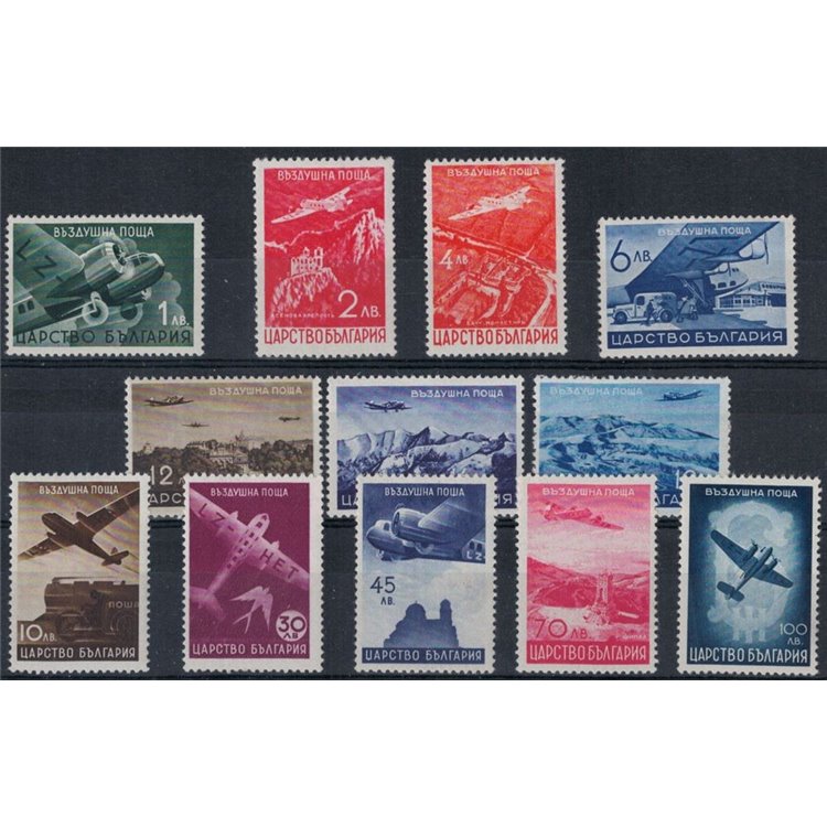 BULGARIA 1940 Airmail 12v MNH**