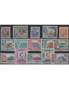 CIPRO 1960 Elisabetta II con soprastampa in greco ed in turco 15v MNH**