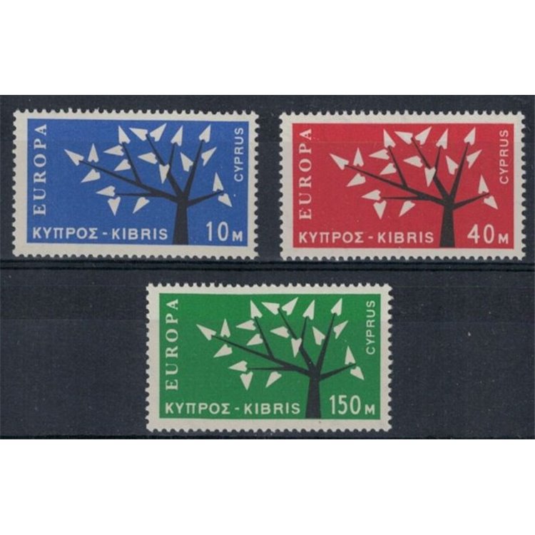 CYPRUS 1962 Europe 3v MNH**