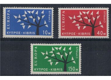 CYPRUS 1962 Europe 3v MNH**