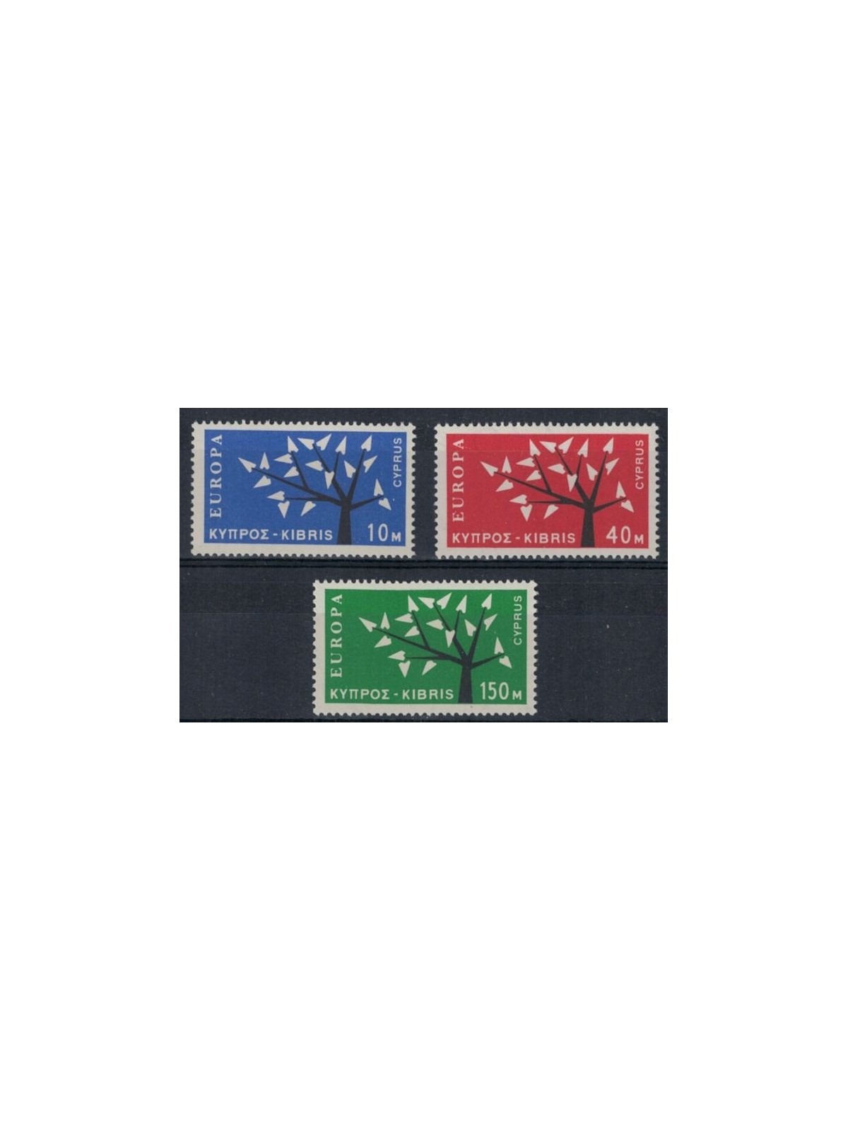 CYPRUS 1962 Europe 3v MNH**