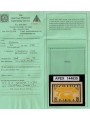 ESTONIA 1919 Varietà, 5m nero e giallo arancio MH* © e Apex