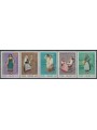 FINLANDIA 1973 Costumi nazionali 5v in striscia MNH**