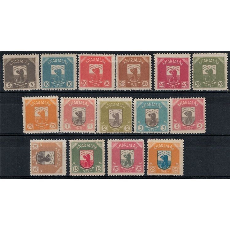 KARELIA 1922 Provisional government, Coat of arms 15v MNH**
