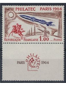 FRANCE 1964 Philatec International Exhibition MNH**