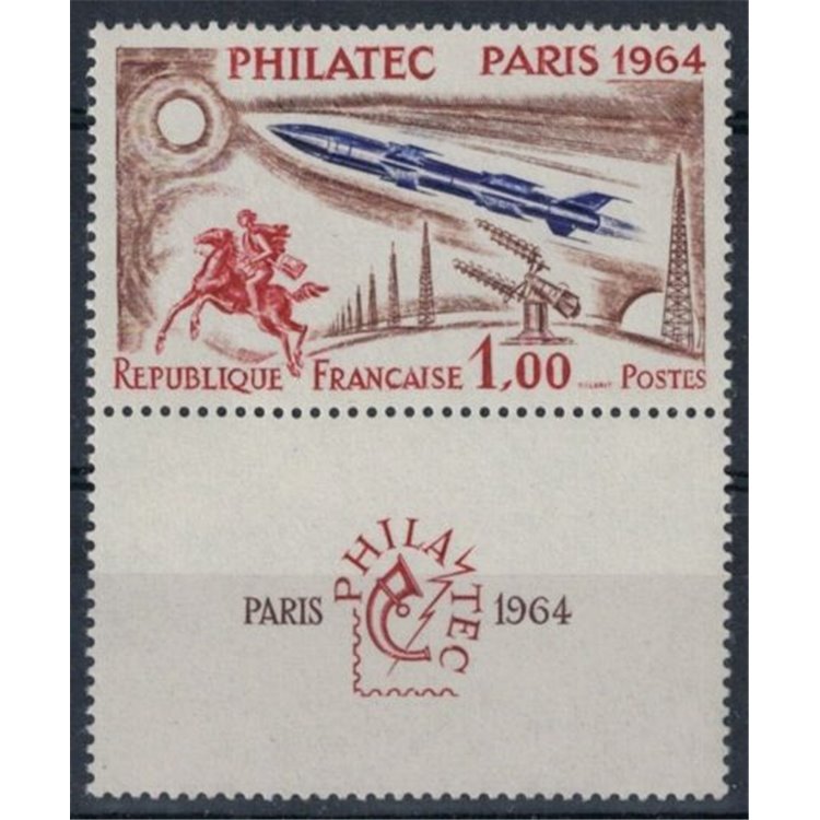 FRANCE 1964 Philatec International Exhibition MNH**