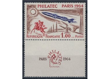 FRANCE 1964 Philatec International Exhibition MNH**