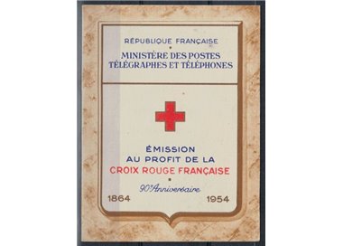 FRANCIA 1954 Pro Croce Rossa, quadri 1 LB MNH**
