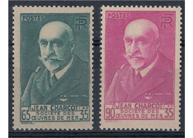 FRANCIA 1938-39 Pro società opere marittime 2v MNH**