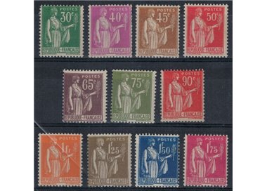 FRANCIA 1932-33 Pace 11v MH*
