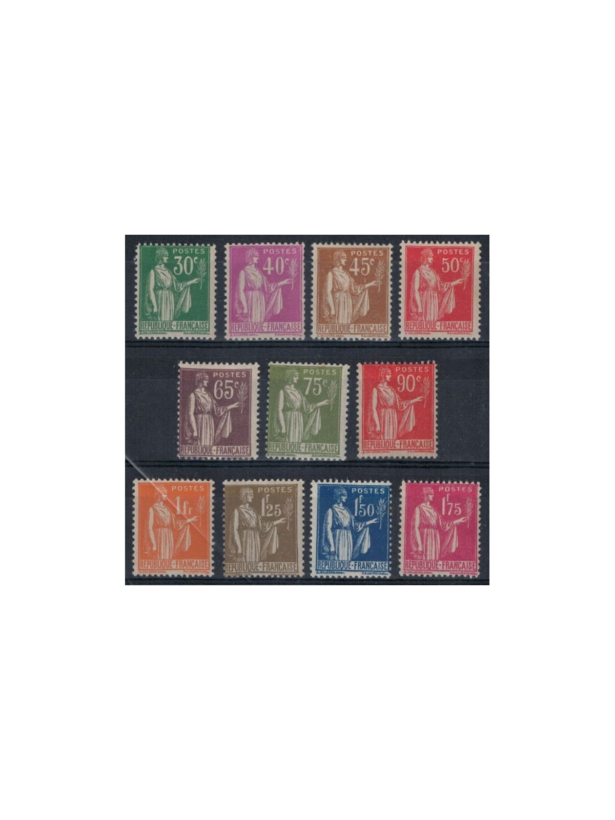 FRANCE 1932-33 Peace 11v MH*