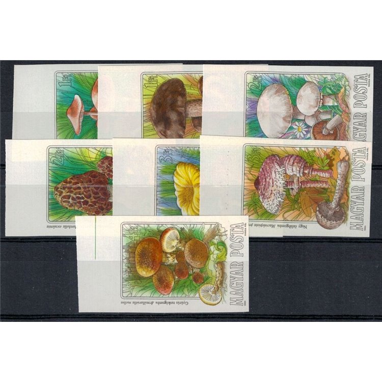 HUNGARY 1984 Edible mushrooms (ND) 7v MNH**