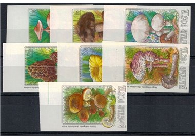 UNGHERIA 1984 Funghi commestibili (ND) 7v MNH**